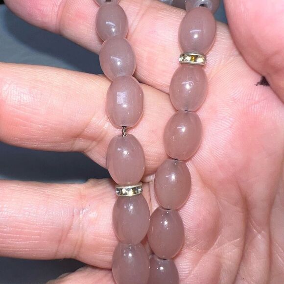 Salah Pink Stone Prayer Beads 33 Mesbaha - Picture 5 of 7